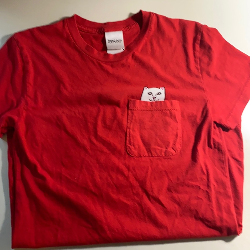 RIPNDIP RED MENS TSHIRT